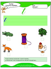 T Sesi Çalışma Sayfaları